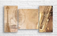 Картина ArtDesign Musical Vintage 116x65cm (R-10265)