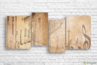 Картина ArtDesign Musical Vintage 164x78cm (R-10266)