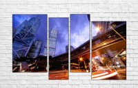 Картина ArtDesign Night City 120х70cm (B-10020)