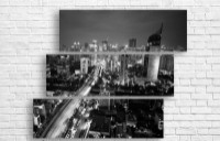 Pictură ArtDesign Night city 125x103cm (B-10107)