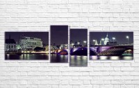 Картина ArtDesign Night City 140х43cm (B-10023)