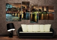Картина ArtDesign Night City 160х74cm (B-10044)