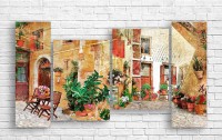 Pictură ArtDesign Old town 119x65cm (R-10217)