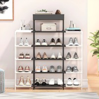 Rafturi pentru pantofi 4Life StepUp White/Black