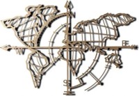 Декоративное панно Trendy Busola Gold 65x95cm GTR005245 фото №4 — интернет-магазин Desire.md