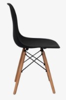 Комплект для столовой Evelin Cooper White/Bella Beech + 4 LC-021 Black фото №5 — интернет-магазин Desire.md