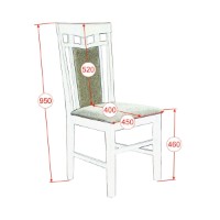 Стул Evelin Deepa R Burnish/Ekea-12 фото №3 — интернет-магазин Desire.md