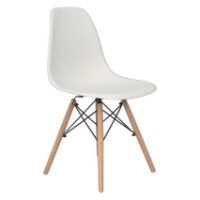 Комплект для столовой Evelin Raffles Rectangular White/Bella Beech + 6 LC-021 White фото №4 — интернет-магазин Desire.md