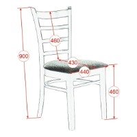 Комплект для столовой Evelin Raffles Round White + 4 Coco White/NV-10WP Grey фото №3 — интернет-магазин Desire.md