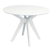 Комплект для столовой Evelin Raffles Round White + 4 Coco White/NV-10WP Grey фото №4 — интернет-магазин Desire.md