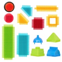 Set de construcție Battat Bristle Blocks 56pcs (BT3070Z) imaginea #6 — magazin online Desire.md