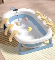 Cădiţă pliabilă 4Play Tiny Whale White/Blue imaginea #2 — magazin online Desire.md