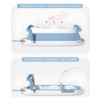 Cădiţă pliabilă 4Play Tiny Whale White/Blue imaginea #3 — magazin online Desire.md