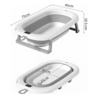 Cădiţă pliabilă 4Play Tiny Whale White/Grey imaginea #2 — magazin online Desire.md