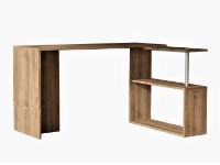 Masa de birou Trendy Cayko Walnut 130x50x73.8cm GTR001098 imaginea #3 — magazin online Desire.md