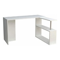 Masa de birou Trendy Cayko White 130x50x73.8cm GTR001099 imaginea #3 — magazin online Desire.md