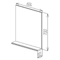 Зеркало для ванной Bayro Vega 600x700 (123249) фото №3 — интернет-магазин Desire.md