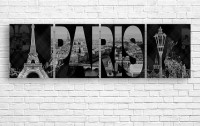 Pictură ArtDesign Paris 200x60cm (R-10309)