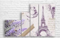 Pictură ArtDesign Paris and lavender 155x100cm (R-10222)