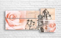 Картина ArtDesign Paris and Roses 167x80cm (R-10236)