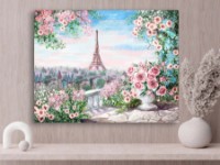 Картина ArtDesign Paris in flowers 60x77cm (FA-10034)