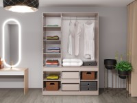 Шкаф Bayro Harmony 1500x2200x550 (608041) фото №3 — интернет-магазин Desire.md