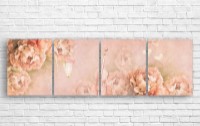 Pictură ArtDesign Peonies 200x60cm (R-10310)