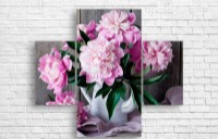 Pictură ArtDesign Pink Peonies 145x125cm (C-10148)