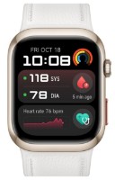 Smartwatch Huawei Watch D2 Gold Aluminum Alloy Case with White Composite Leather Strap