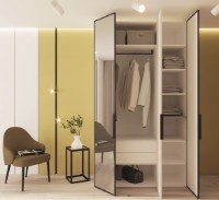 Шкаф Bayro Modena 1350x2400x530 White (604782) фото №2 — интернет-магазин Desire.md