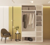 Шкаф Bayro Modena 1350x2400x530 White (604782) фото №3 — интернет-магазин Desire.md