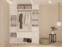 Шкаф Bayro Modena 1800x2400x530 White (604784) фото №3 — интернет-магазин Desire.md