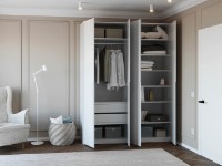 Шкаф Bayro Modena 1800x2400x530 White (604788) фото №2 — интернет-магазин Desire.md