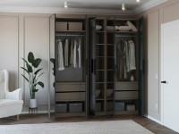 Шкаф Bayro Modena 2250x2400x530 Grey Stone (604791) фото №3 — интернет-магазин Desire.md