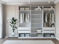 Шкаф Bayro Modena 2700x2400x530 White (604792) фото №3 — интернет-магазин Desire.md