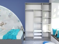 Шкаф Bayro Serenity 1500x2200x518 (607398) фото №3 — интернет-магазин Desire.md