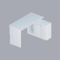 Masa de birou Trendy Basak White 130x74x60cm GTR005726 imaginea #3 — magazin online Desire.md