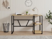 Masa de birou Trendy Caste Oak Sapphire 120x74x60cm GTR005721 imaginea #3 — magazin online Desire.md