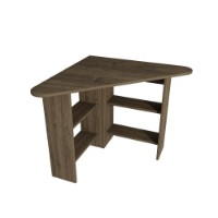 Masa de birou Trendy Corner Walnut 80x74x80cm GTR005745 imaginea #4 — magazin online Desire.md