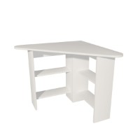 Masa de birou Trendy Corner White 80x74x80cm GTR005746 imaginea #3 — magazin online Desire.md