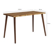 Письменный стол Trendy Cozy Natural Oak 110x73x60cm GTR001092 фото №6 — интернет-магазин Desire.md