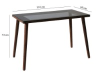 Письменный стол Trendy Cozy Walnut 110x73x60cm GTR001091 фото №5 — интернет-магазин Desire.md