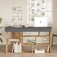 Письменный стол Trendy CT5-AA Pine Atlantic/Anthracit 129x72x120cm GTR001080 фото №2 — интернет-магазин Desire.md