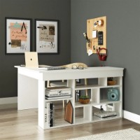 Masa de birou Trendy CT5-W White 129x72x120cm GTR001078 imaginea #2 — magazin online Desire.md