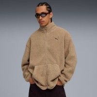 Мужская толстовка Puma Ess Elevated Relaxed Winterized Full-Zip Sherpa Ice Coffee, s.XXL фото №3 — интернет-магазин Desire.md