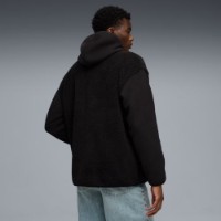 Hanorac pentru bărbați Puma Ess Elevated Relaxed Winterized Full-Zip Sherpa Puma Black, s.L imaginea #3 — magazin online Desire.md