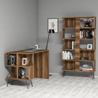Письменный стол Trendy Extra Walnut 120x60x78.8cm GTR001050 фото №3 — интернет-магазин Desire.md