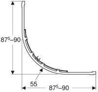 Душевая кабина Geberit Geo 560.121.00.2 фото №2 — интернет-магазин Desire.md