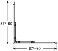 Душевая кабина Geberit Geo 560.122.00.2 фото №2 — интернет-магазин Desire.md