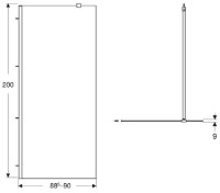 Душевая перегородка Geberit Geo 560.129.00.2 фото №2 — интернет-магазин Desire.md